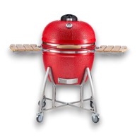 BARBECA Roštilj na ugljen Kamado 27", crveni